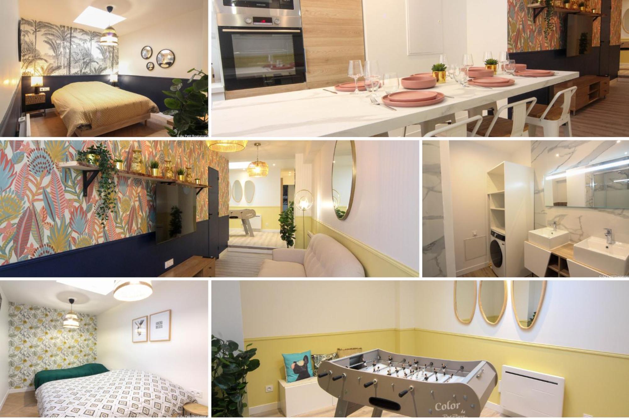Au Nouveau Boulonnais - 4 Appartements Charmants Pour Couples, Familles Et Groupe D'Amis, Vieille Ville Et Centre Ville De Boulogne Sur Mer מראה חיצוני תמונה