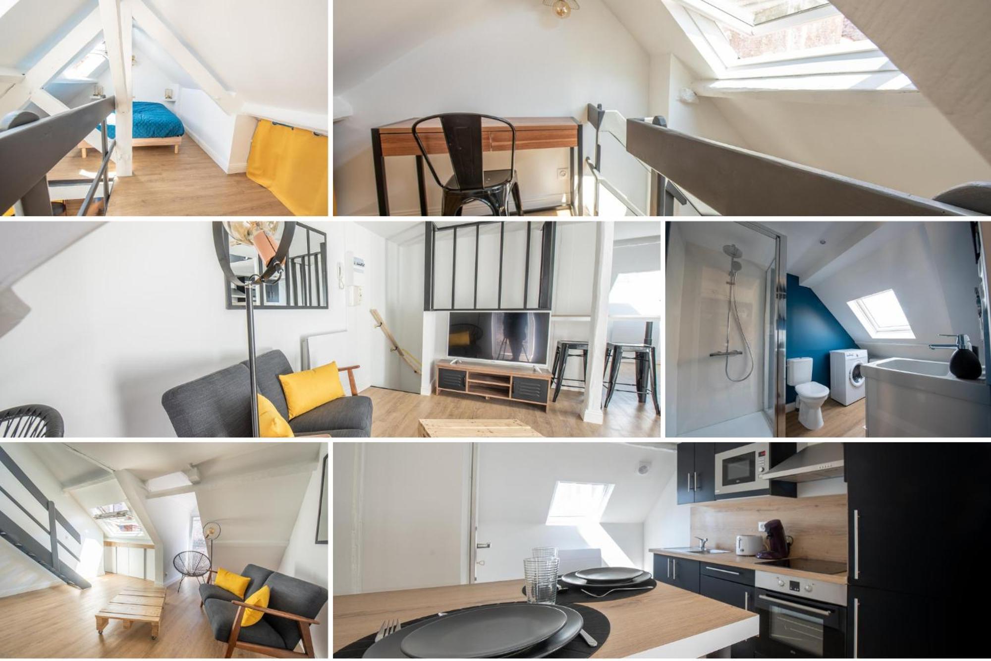 Au Nouveau Boulonnais - 4 Appartements Charmants Pour Couples, Familles Et Groupe D'Amis, Vieille Ville Et Centre Ville De Boulogne Sur Mer מראה חיצוני תמונה