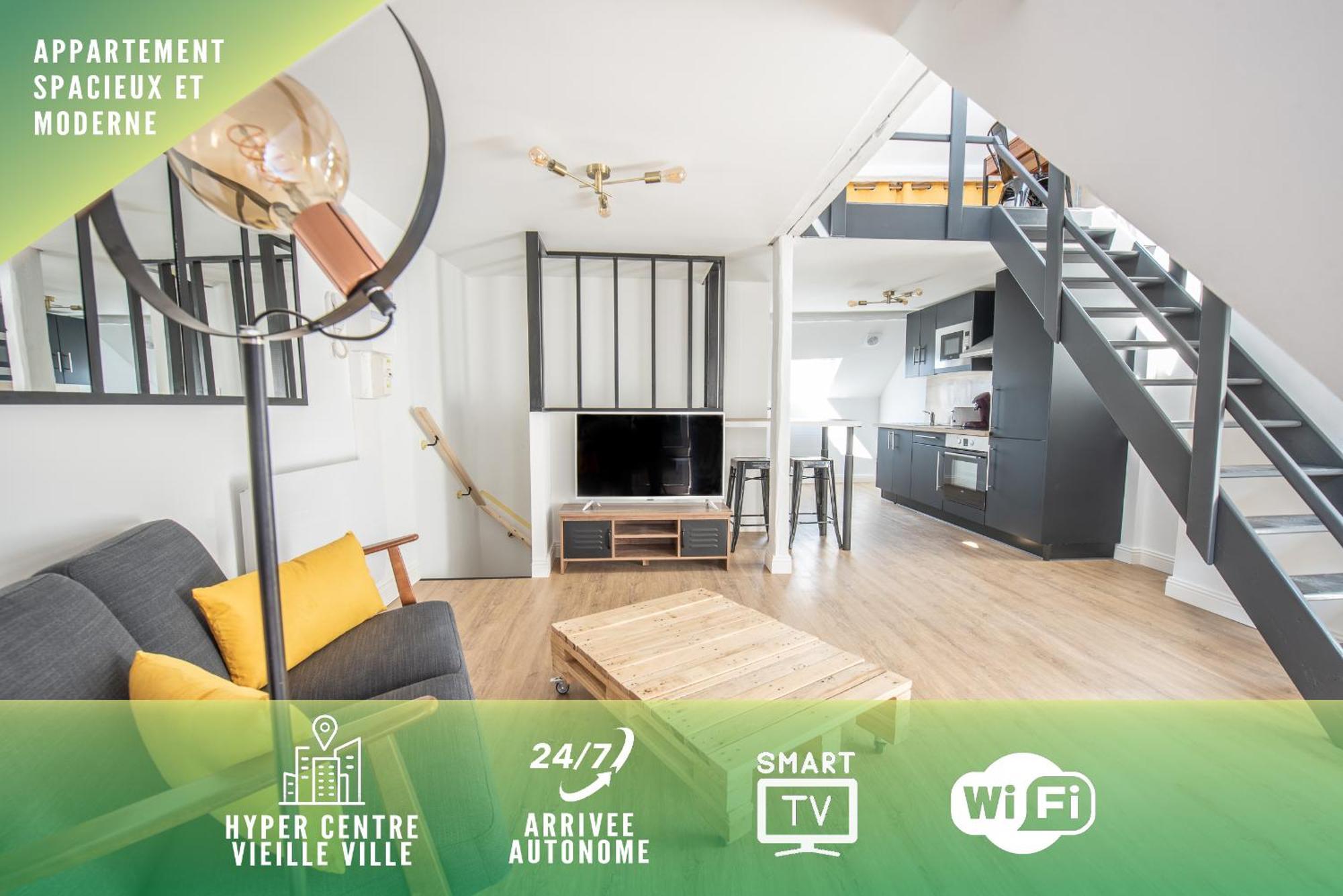 Au Nouveau Boulonnais - 4 Appartements Charmants Pour Couples, Familles Et Groupe D'Amis, Vieille Ville Et Centre Ville De Boulogne Sur Mer מראה חיצוני תמונה
